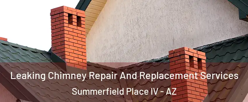 Leaking Chimney Repair And Replacement Services Summerfield Place IV - AZ