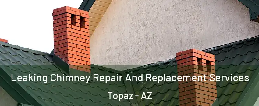 Leaking Chimney Repair And Replacement Services Topaz - AZ