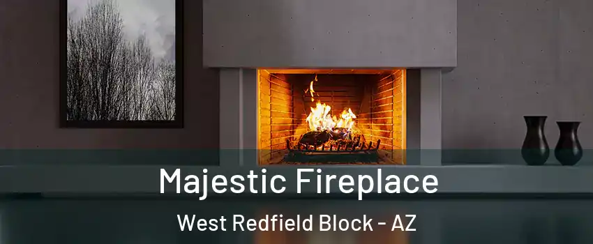 Majestic Fireplace West Redfield Block - AZ