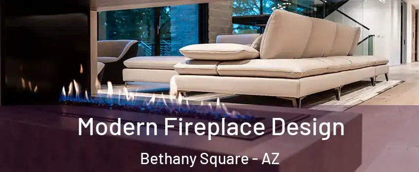 Modern Fireplace Design Bethany Square - AZ