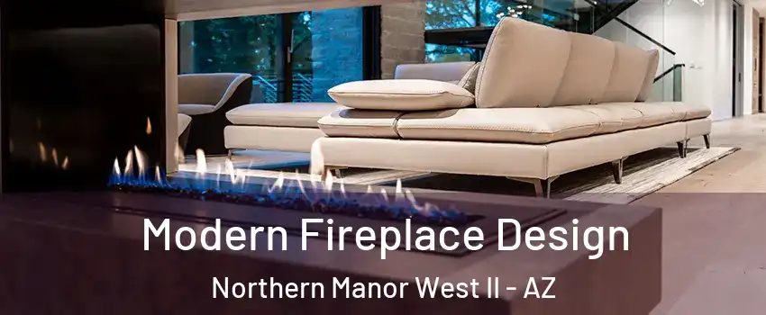 Modern Fireplace Design Northern Manor West II - AZ