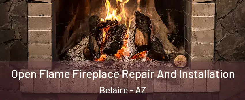 Open Flame Fireplace Repair And Installation Belaire - AZ