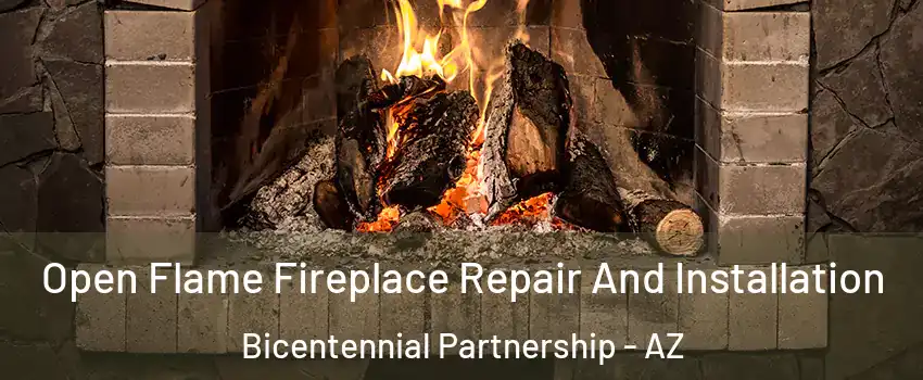 Open Flame Fireplace Repair And Installation Bicentennial Partnership - AZ