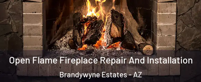Open Flame Fireplace Repair And Installation Brandywyne Estates - AZ