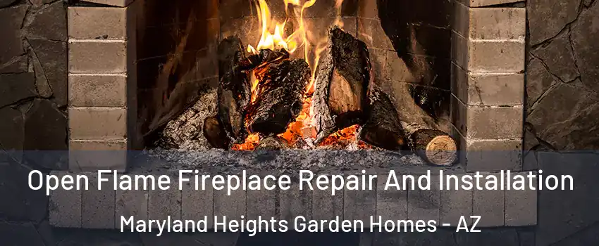 Open Flame Fireplace Repair And Installation Maryland Heights Garden Homes - AZ