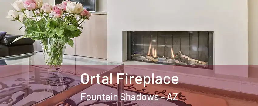 Ortal Fireplace Fountain Shadows - AZ