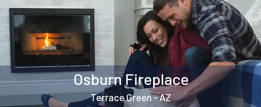 Osburn Fireplace Terrace Green - AZ