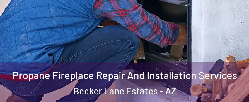 Propane Fireplace Repair And Installation Services Becker Lane Estates - AZ