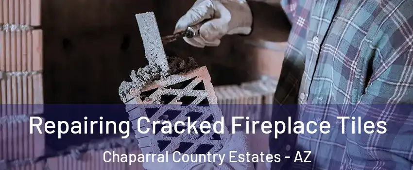 Repairing Cracked Fireplace Tiles Chaparral Country Estates - AZ