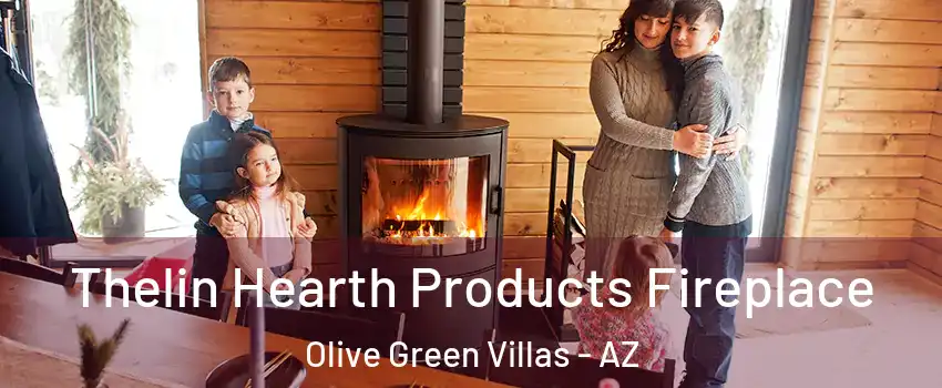 Thelin Hearth Products Fireplace Olive Green Villas - AZ