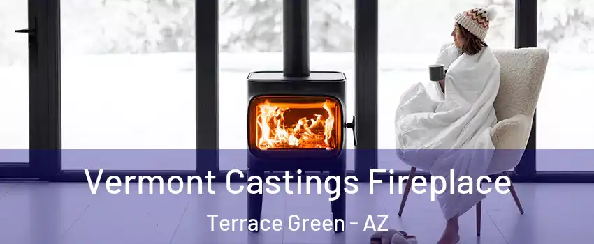 Vermont Castings Fireplace Terrace Green - AZ