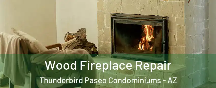 Wood Fireplace Repair Thunderbird Paseo Condominiums - AZ